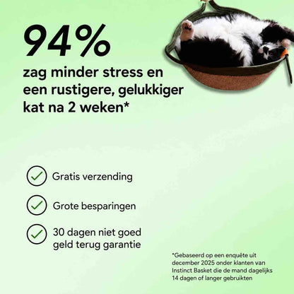 Instinct Mand | Het eerste wetenschappelijk onderbouwde territorium voor binnenkatten.